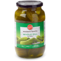 Western Family - Whole Dill Pickles - No Garlic