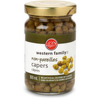 western Family - Capers - Non-pareilles, 100 Millilitre