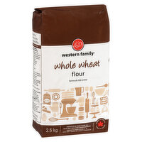 western Family - Whole Wheat Flour, 2.5 Kilogram