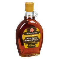 Western Family - 100% Pure Maple Syrup Amber, 375 Millilitre