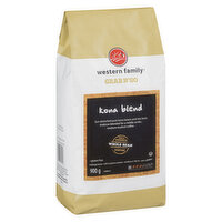 Western Family - Grab N'Go Kona Blend Coffee - Whole Bean, 900 Gram