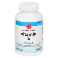 Western Family - Vitamin E 400IU, 100 Each