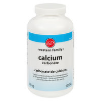 Western Family - Calcium Carbonate 500mg, 200 Each