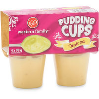 western Family - Pudding Cups, Tapioca