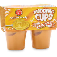 Western Family - Pudding Cups, Butterscotch