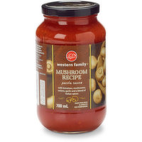 western Family - Pasta Sauce, Mushroom Recipe, 700 Millilitre