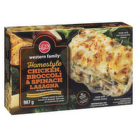 Western Family - Homestyle Lasagna Chicken, Broccoli & Spinach, 907 Gram