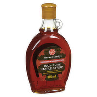 Western Family - 100% Pure Maple Syrup, Dark, 375 Millilitre