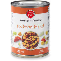Western Family Western Family - Six Bean Blend, 540 Millilitre