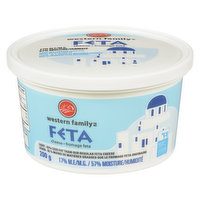 western Family - Light Feta Cheese, 200 Gram