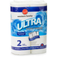 western Family - Paper Towels - Ultra Paper Towels 2 Pack, 2 Each