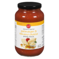 western Family - Parmesan & Romano Pasta Sauce, 700 Millilitre