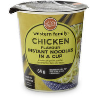 Western Family - Instant Noodles in a Cup, Chicken Flavour