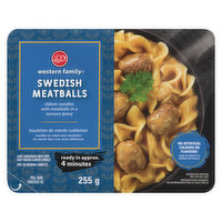 Western Family - Swedish Meatballs, 255 Gram