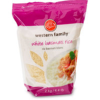 Western Family - White Basmati Rice, 2 Kilogram