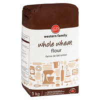 Western Family - Whole Wheat Flour, 5 Kilogram