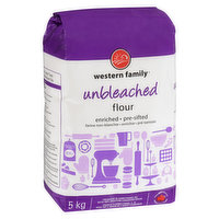 Western Family - All Purpose Flour, Unbleached, 5 Kilogram