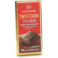 Western Family - Swiss Dark Chocolate Bar