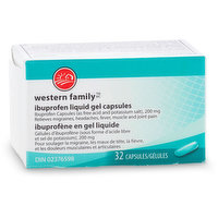 Western Family - Ibuprofen Liquid Gel Capsules 200mg