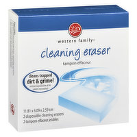Western Family - Cleaning Eraser, 2 Each