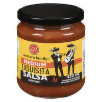 Western Family - Medium Exquisita Salsa, 430 Millilitre