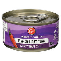 western Family - Flaked Light Tuna Spicy Tha Chili, 85 Gram