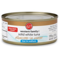 western Family - Solid White Albacore Tuna in Water - Low Sodium