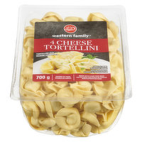 western Family - Four Cheese Tortellini, Fresh, 700 Gram