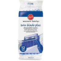 western Family - Twin Blades Plus Disposable Razzors