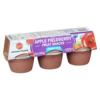 Western Family - Fruit Snack Cups, Apple Fieldberry Unsweetened