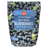 Western Family - Cultivated Blueberries, 1.5 Kilogram