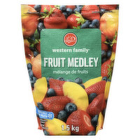 Western Family - Fruit Frozen - Fruit Medley, 1.5 Kilogram