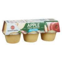 Western Family - Apple Fruit Snack Cups - Unsweetened, 6 Each
