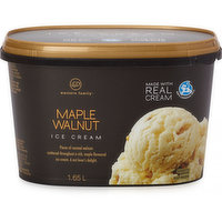 Western Family - Ice Cream Maple Walnut, 1.65 Litre