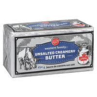 Western Family - Unsalted Creamery Butter, 454 Gram
