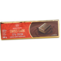 Western Family - Swiss Dark Chocolate Bar 72% Cocoa