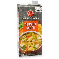 Western Family - Chicken Broth, 946 Millilitre