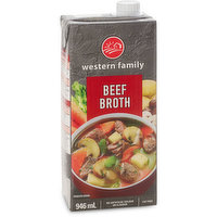 western Family - Beef Broth, 946 Millilitre