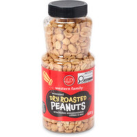 Western Family - Dry Roasted Peanuts, Seasoned