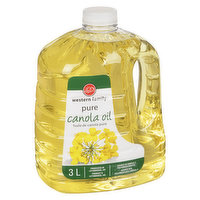 western Family - Pure Canola Oil, 3 Litre