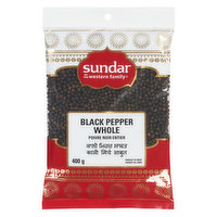 Sundar - Black Pepper Whole, 400 Gram