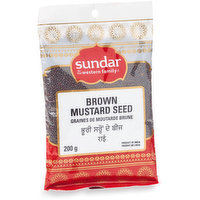 Sundar - Brown Mustard Seed, 200 Gram