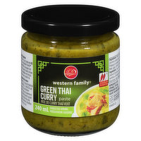 Western Family - Green Thai Curry Paste, 240 Millilitre