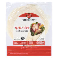 western Family - Wraps Large - Gluten Free Rice Flour, 360 Gram