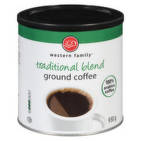 Western Family - Traditional Blend Ground Coffee, 930 Gram