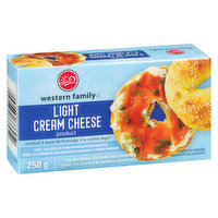 Western Family - Cream Cheese Brick - Light, 250 Gram