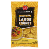 Western Family - Tortilla Chips Yellow Corn, 300 Gram