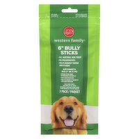 western Family - Dog Treats - Natural 6" Bully Chew Sticks