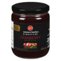 Western Family - Signature Cranberry Spread, 475 Millilitre