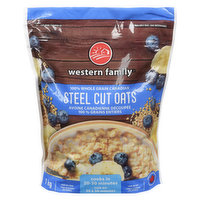 Western Family - 100% Whole Grain Canadian Steel Cut Oats, 1 Kilogram